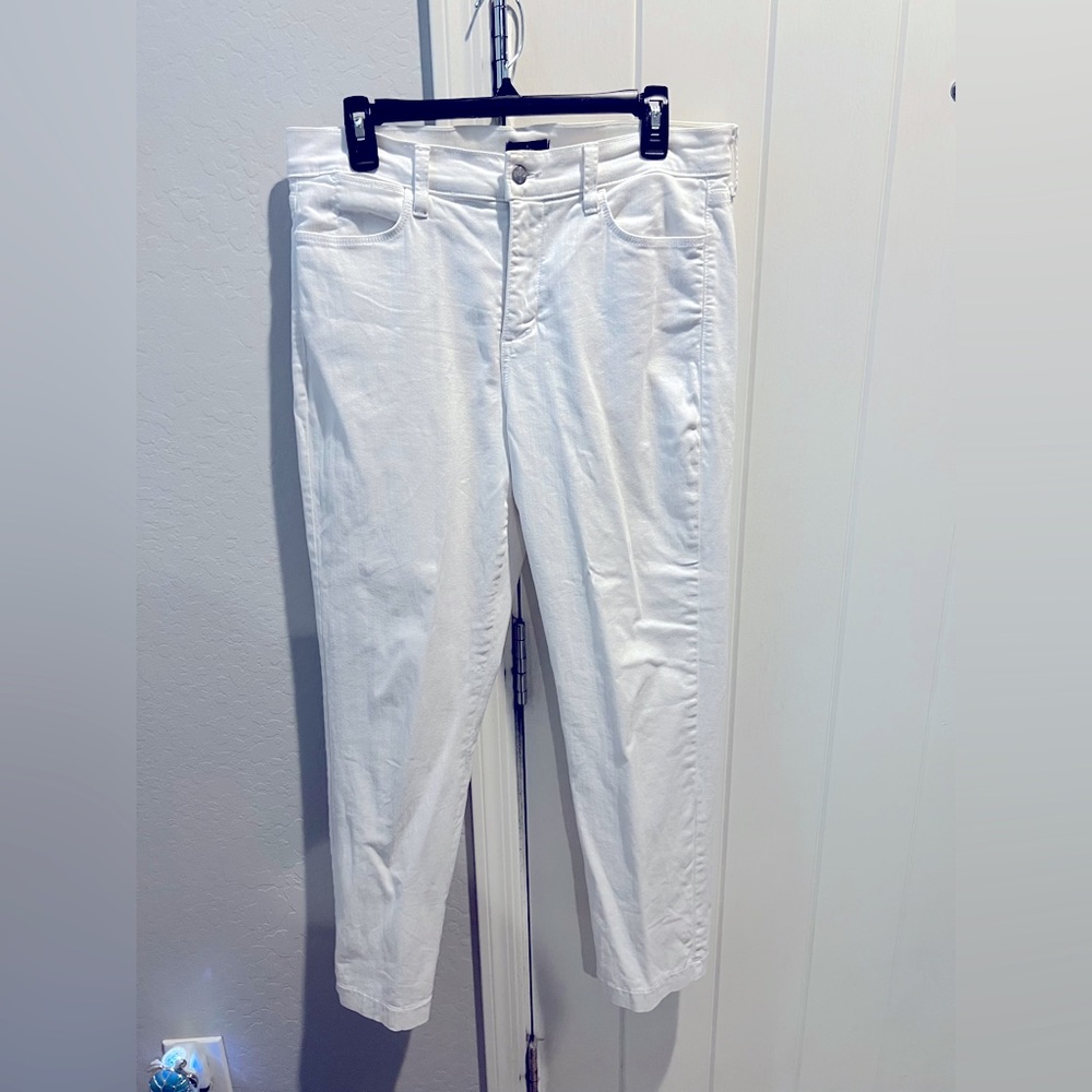 NYDJ high rise straight leg ankle jeans
